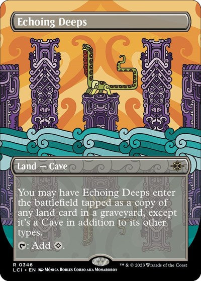 Echoing Deeps (Borderless) (The Lost Caverns of Ixalan) Near Mint