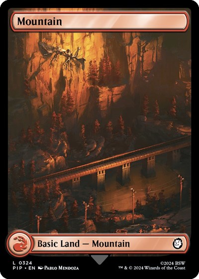 Mountain (0324) (Universes Beyond: Fallout) Near Mint