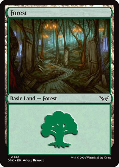 Forest (0286) (Duskmourn: House of Horror) Near Mint