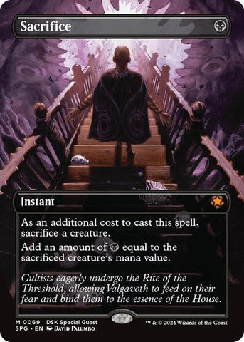 Sacrifice (Borderless) (Special Guests) Near Mint