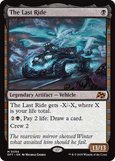 The Last Ride (Aetherdrift) Light Play Foil