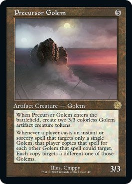 Precursor Golem (The Brothers' War: Retro Frame Artifacts) Near Mint