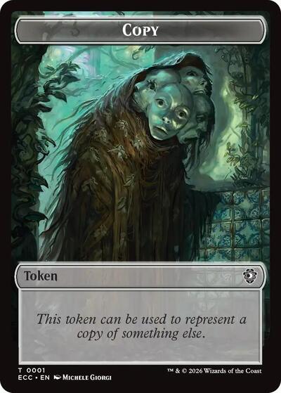 Copy / Elemental (0002) Double-Sided Token (Commander: Lorwyn Eclipsed) Near Mint