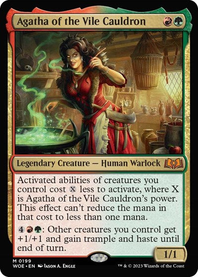Agatha of the Vile Cauldron (Wilds of Eldraine) Near Mint