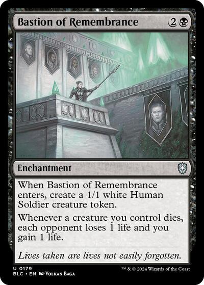 Bastion of Remembrance (Commander: Bloomburrow) Near Mint
