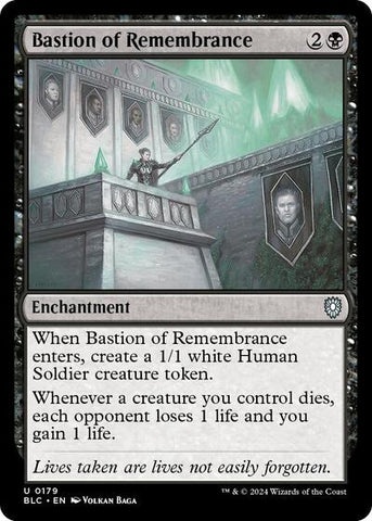 Bastion of Remembrance (Commander: Bloomburrow) Near Mint