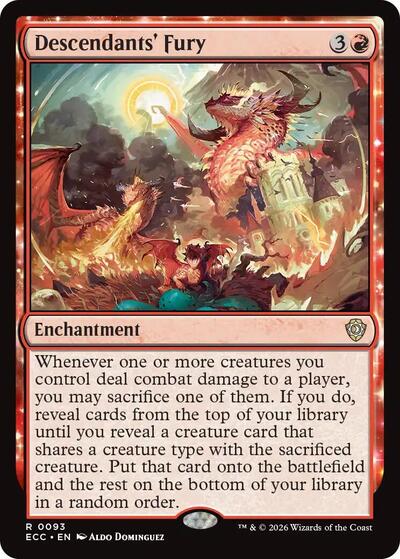 Descendants' Fury (Commander: Lorwyn Eclipsed) Near Mint