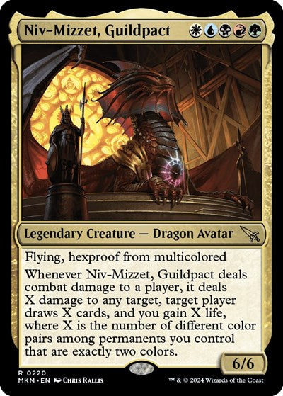 Niv-Mizzet, Guildpact (Murders at Karlov Manor) Near Mint Foil