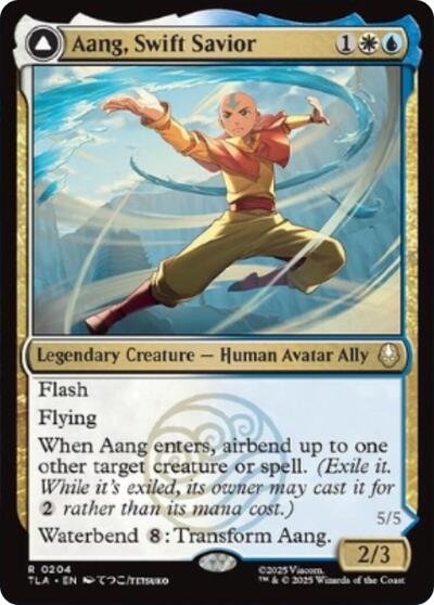 Aang, Swift Savior (Avatar: The Last Airbender) Near Mint Foil