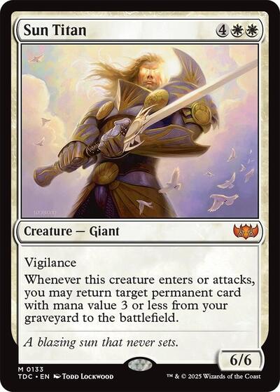 Sun Titan (Commander: Tarkir: Dragonstorm) Near Mint