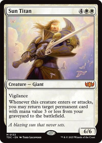 Sun Titan (Commander: Tarkir: Dragonstorm) Near Mint