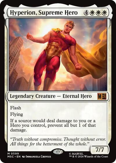 Hyperion, Supreme Hero (Commander: Marvel Super Heroes) Near Mint