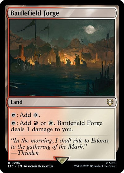 Battlefield Forge (Commander: The Lord of the Rings: Tales of Middle-earth) Near Mint