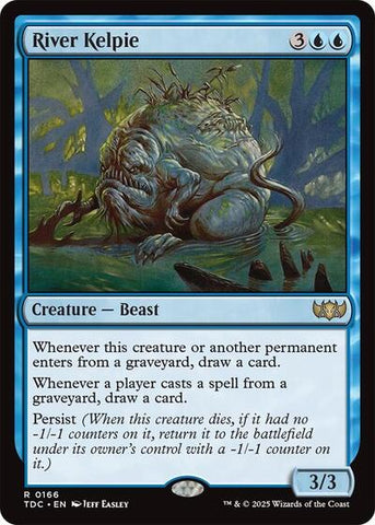 River Kelpie (Commander: Tarkir: Dragonstorm) Near Mint