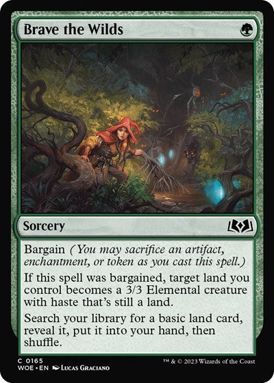 Brave the Wilds (Wilds of Eldraine) Near Mint Foil