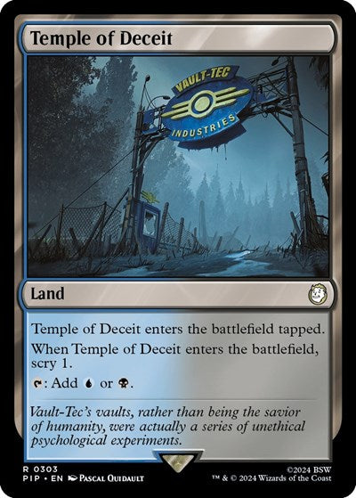 Temple of Deceit (Universes Beyond: Fallout) Near Mint