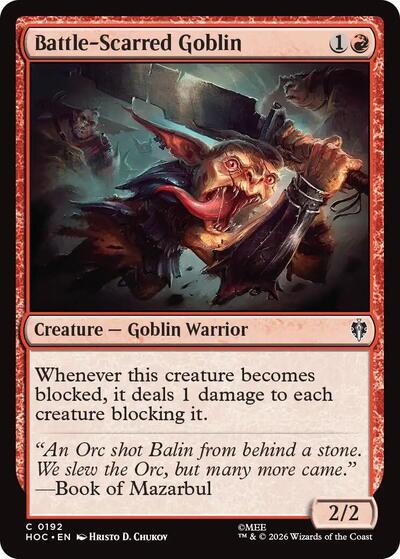 Battle-Scarred Goblin (The Hobbit: Eternal-Legal) Near Mint