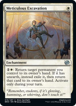 Meticulous Excavation (The Brothers' War) Near Mint