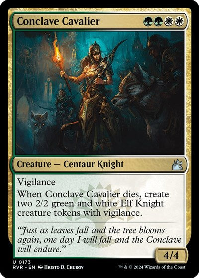 Conclave Cavalier (Ravnica Remastered) Near Mint Foil