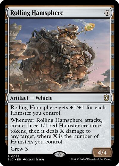 Rolling Hamsphere (Commander: Bloomburrow) Near Mint
