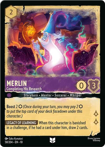 Merlin - Completing His Research (Whispers in the Well) Near Mint
