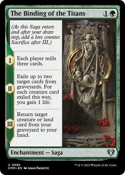 The Binding of the Titans (Commander Masters) Near Mint