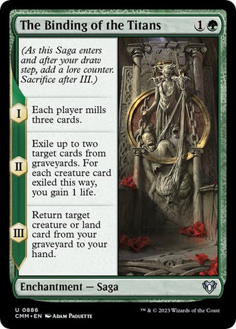 The Binding of the Titans (Commander Masters) Near Mint