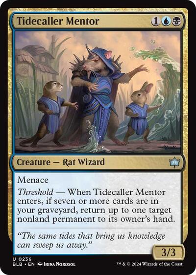 Tidecaller Mentor (Bloomburrow) Near Mint