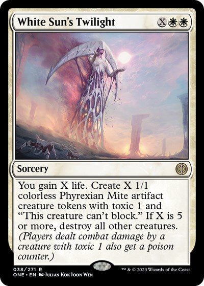 White Sun's Twilight (Phyrexia: All Will Be One) Light Play Foil