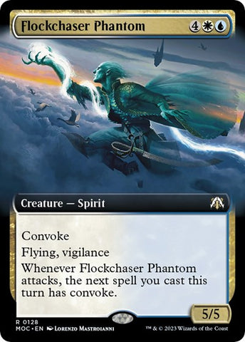 Flockchaser Phantom (Extended Art) (Commander: March of the Machine) Near Mint