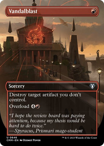 Vandalblast (Borderless) (Commander Masters) Near Mint