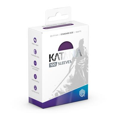 Katana Standard Size Sleeves Iris Bloom (100-Pack) (Ultimate Guard) New