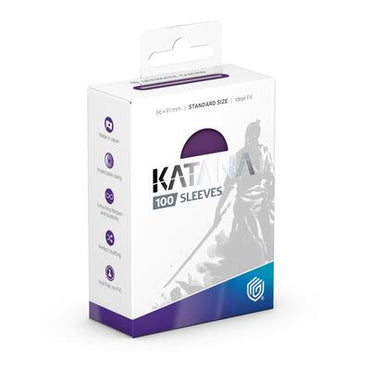 Katana Standard Size Sleeves Iris Bloom (100-Pack) (Ultimate Guard) New