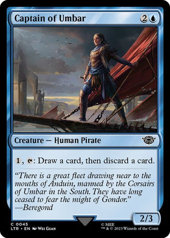 Captain of Umbar (Universes Beyond: The Lord of the Rings: Tales of Middle-earth) Near Mint Foil