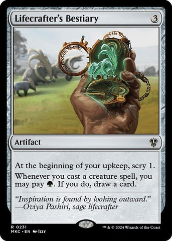 Lifecrafter's Bestiary (Commander: Murders at Karlov Manor) Near Mint