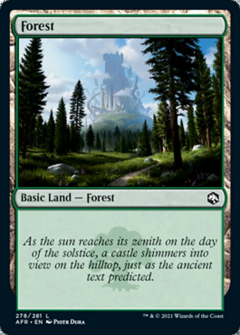 Forest (278) (Adventures in the Forgotten Realms) Near Mint