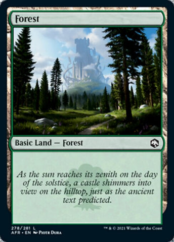 Forest (278) (Adventures in the Forgotten Realms) Near Mint