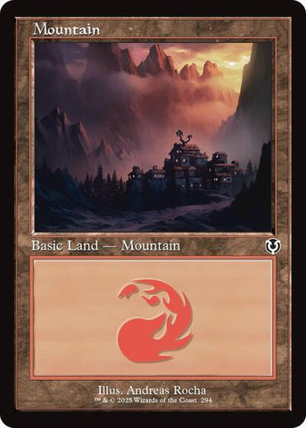 Mountain (294) (Retro Frame) (Innistrad Remastered) Near Mint Foil