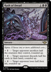 Rush of Dread (Outlaws of Thunder Junction) Near Mint Foil