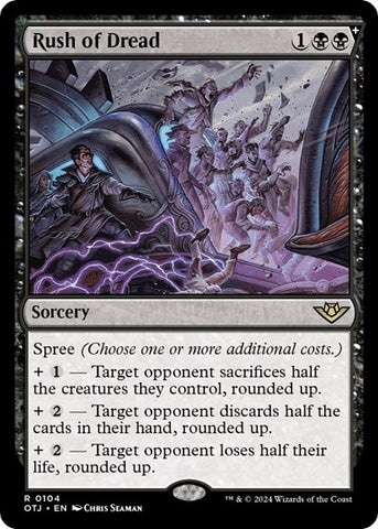 Rush of Dread (Outlaws of Thunder Junction) Near Mint Foil