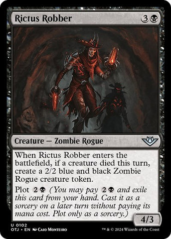 Rictus Robber (Outlaws of Thunder Junction) Near Mint Foil