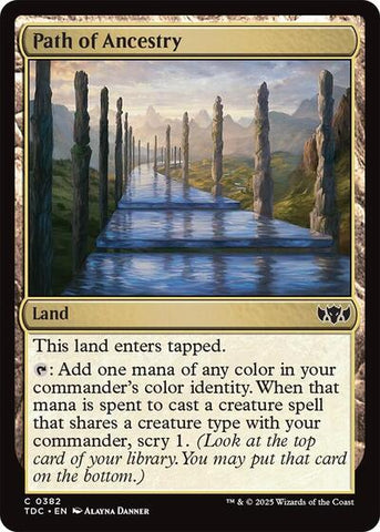 Path of Ancestry (Commander: Tarkir: Dragonstorm) Near Mint
