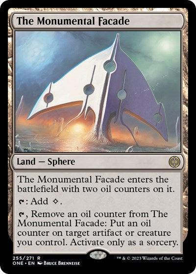 The Monumental Facade (Phyrexia: All Will Be One) Near Mint Foil