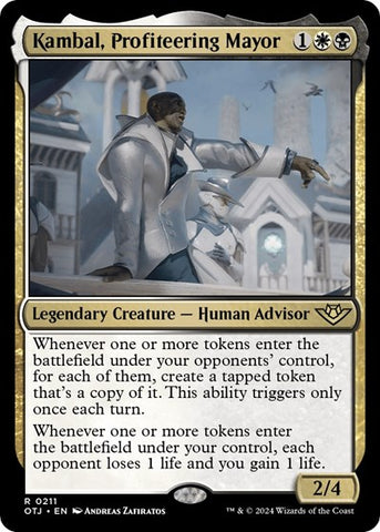 Kambal, Profiteering Mayor (Outlaws of Thunder Junction) Near Mint