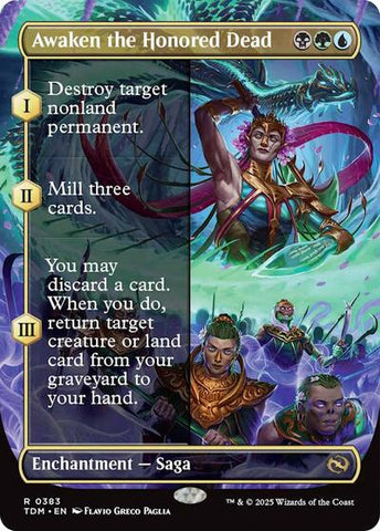 Awaken the Honored Dead (Borderless) (Tarkir: Dragonstorm) Near Mint