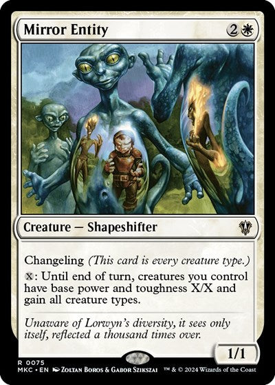 Mirror Entity (Commander: Murders at Karlov Manor) Near Mint