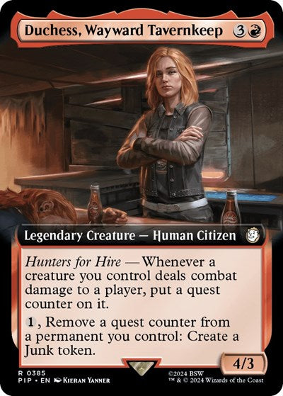 Duchess, Wayward Tavernkeep (Extended Art) (Universes Beyond: Fallout) Near Mint