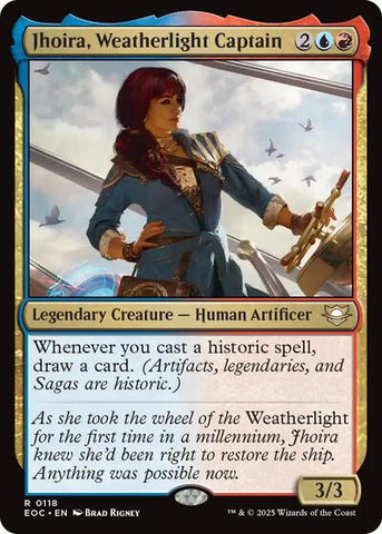 Jhoira, Weatherlight Captain (Commander: Edge of Eternities) Near Mint