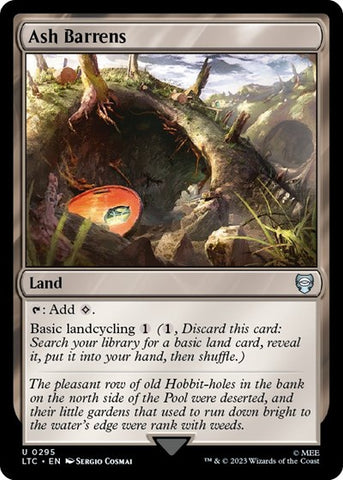 Ash Barrens (Commander: The Lord of the Rings: Tales of Middle-earth) Near Mint