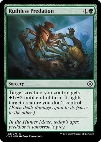 Ruthless Predation (Phyrexia: All Will Be One) Near Mint Foil